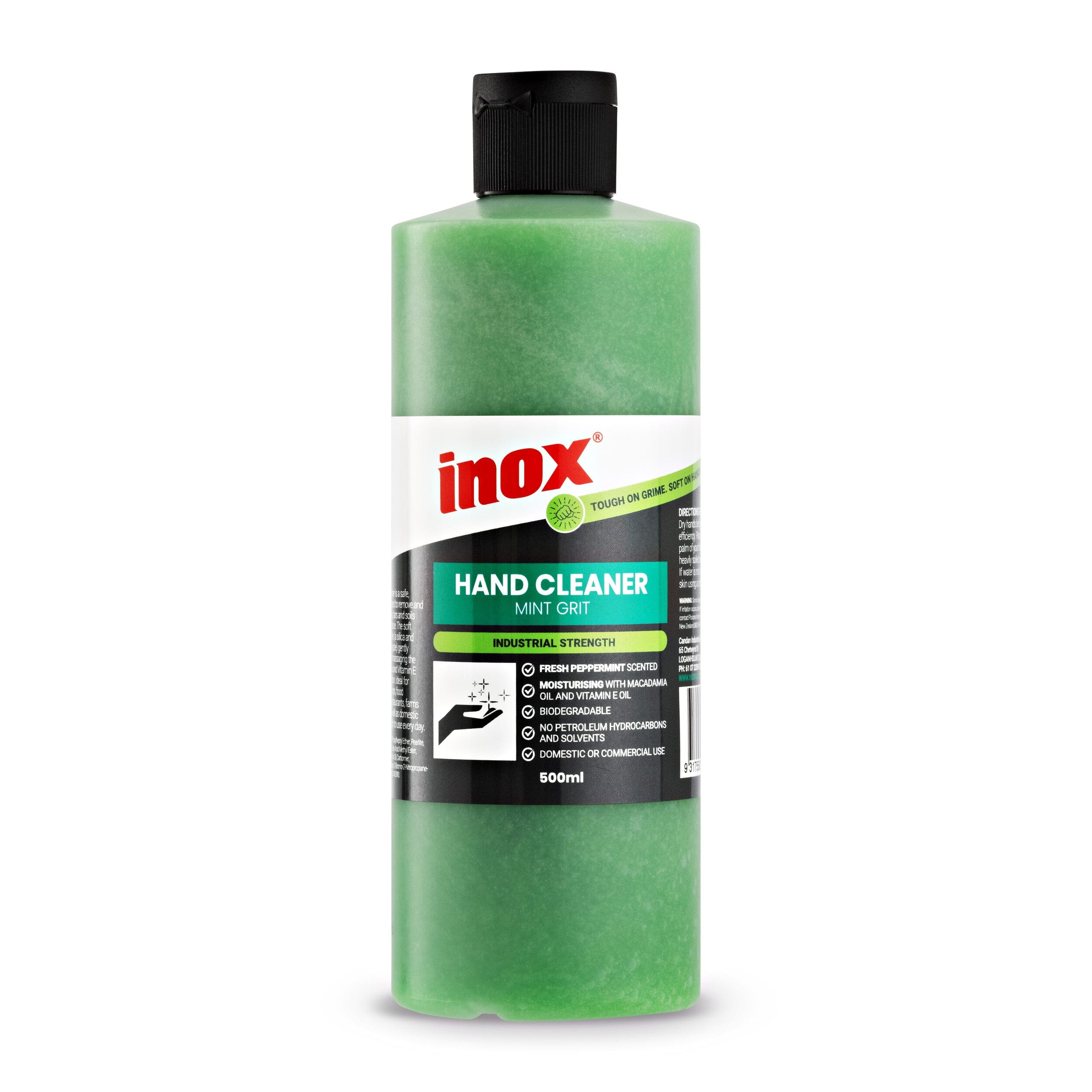 Inox Hand Cleaner Mint Grit 500ml Bottle