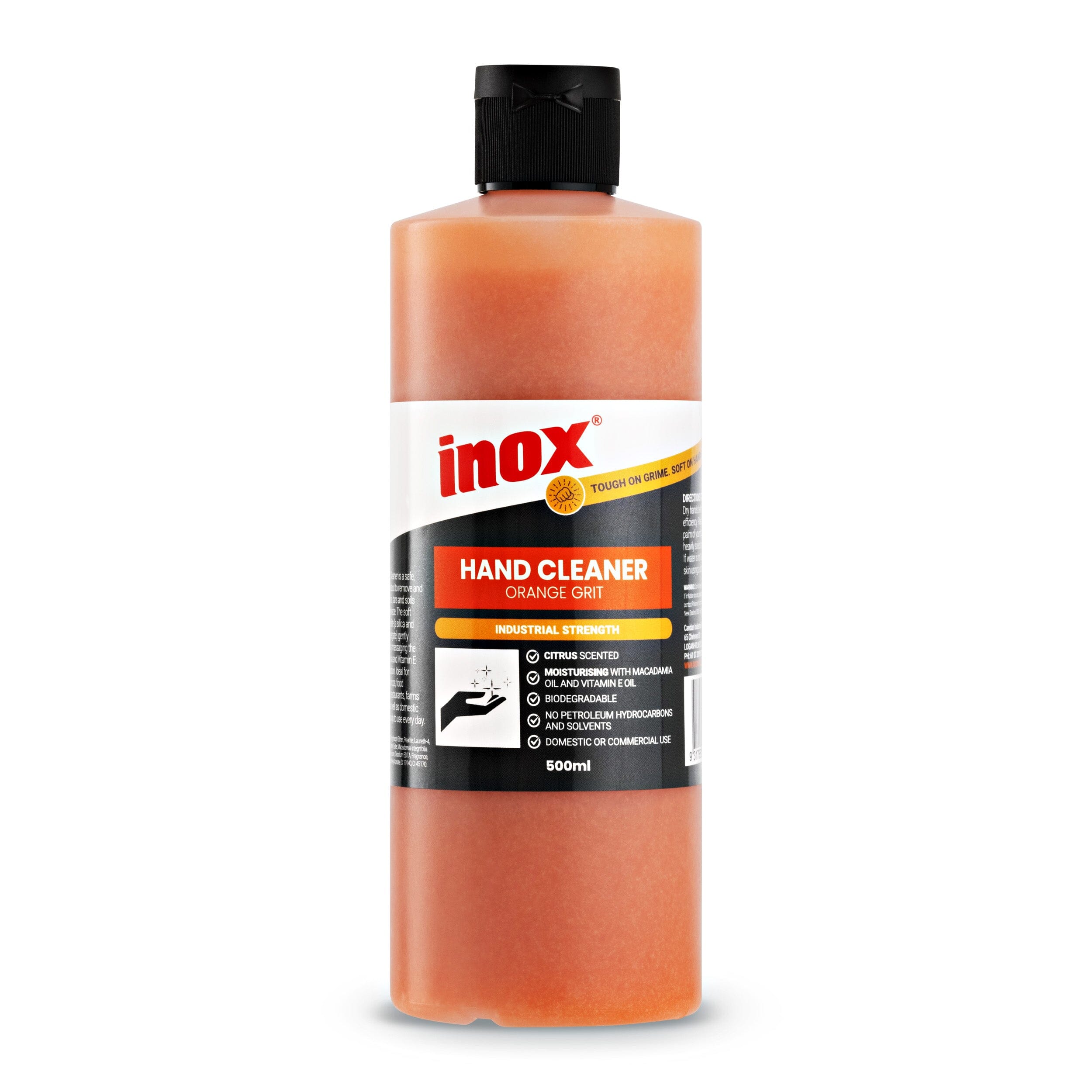 Inox Hand Cleaner Orange Grit 500ml Bottle