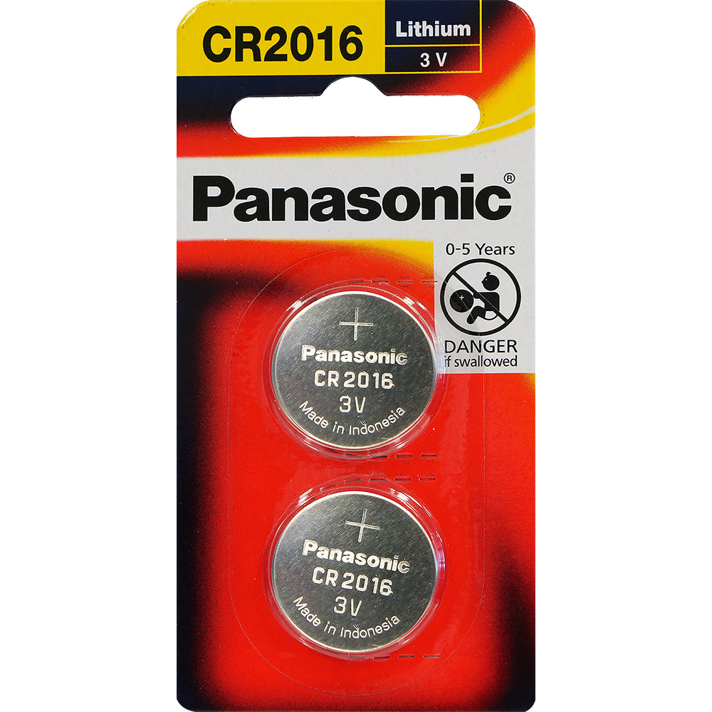 Panasonic 3V Lithium Coin Cell Battery (20mm X 1.6mm) - 2pk