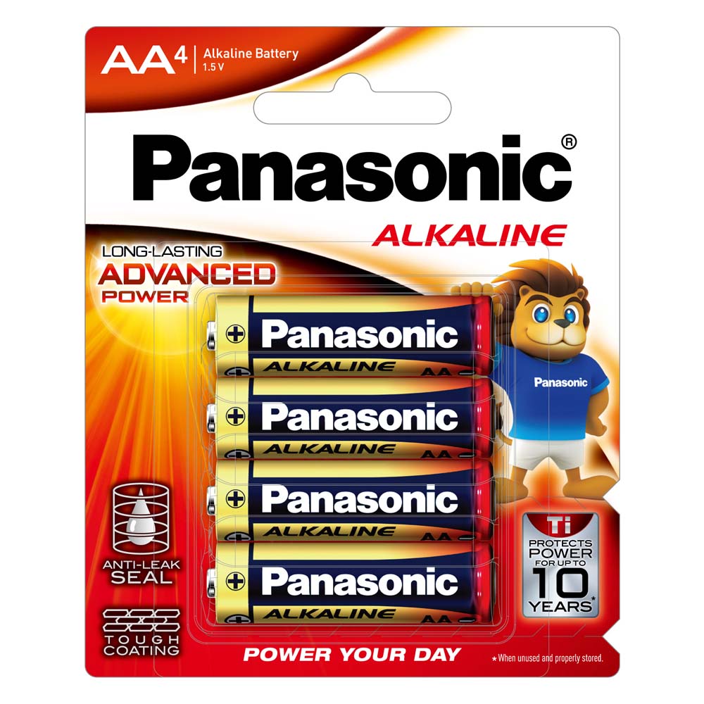 Panasonic AA Battery Alkaline (4pk)