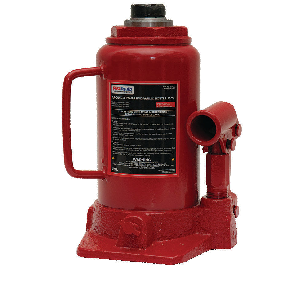 ProEquip 6000kg 3-Stage Bottle Jack