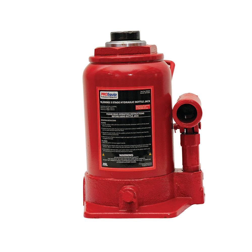 ProEquip 10000kg 3-Stage Bottle Jack