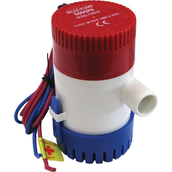 Promarine 12V Non-Automatic Sump/Bilge Pump - 500Gmph | Electric Pumps-Workshop Equipment-Tool Factory