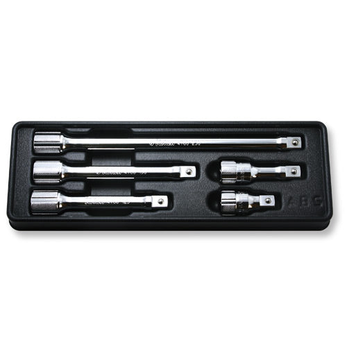 Koken 1/2" Dr Extension Set - 5pc 50mm - 250mm-Sockets & Accessories-Tool Factory