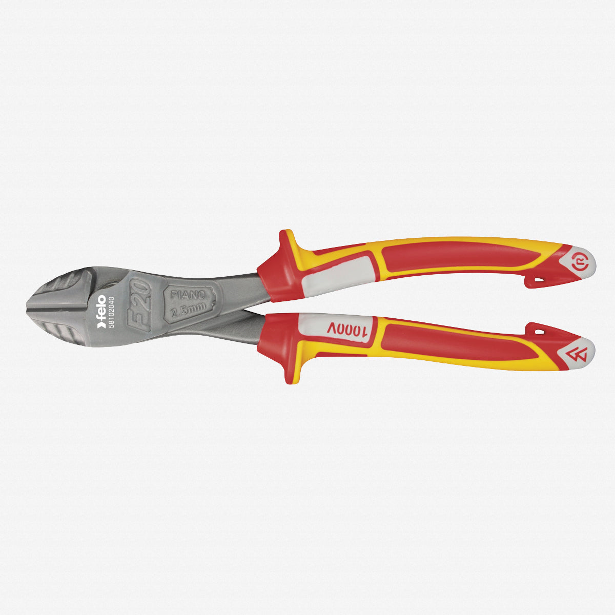 Felo Heavy Duty Diagonal Nippers VDE 200mm-Hand Tools-Tool Factory