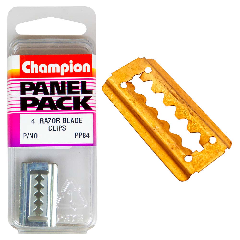 Champion Razor Blade Clip 30mm(L) x 16mm HD -4pk**