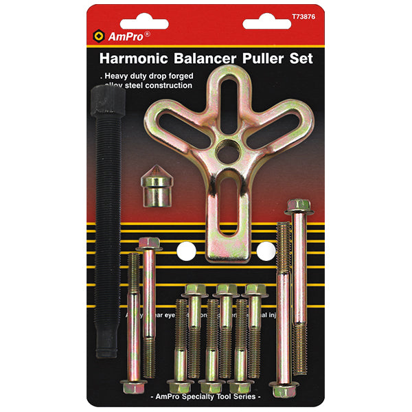 AmPro T73876 13pc Harmonic Balancer Puller Set-Automotive-Tool Factory