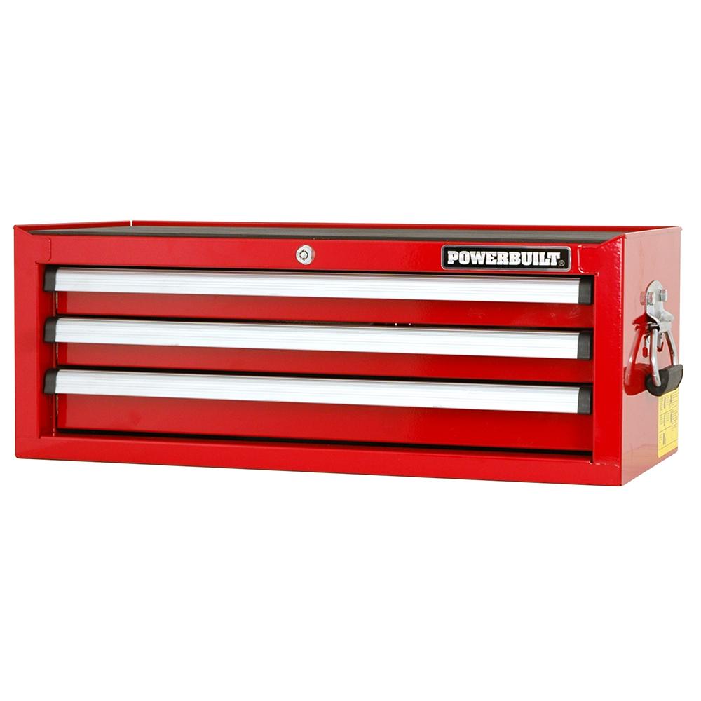Powerbuilt 3 Drawer Tool Chest - Racing Series