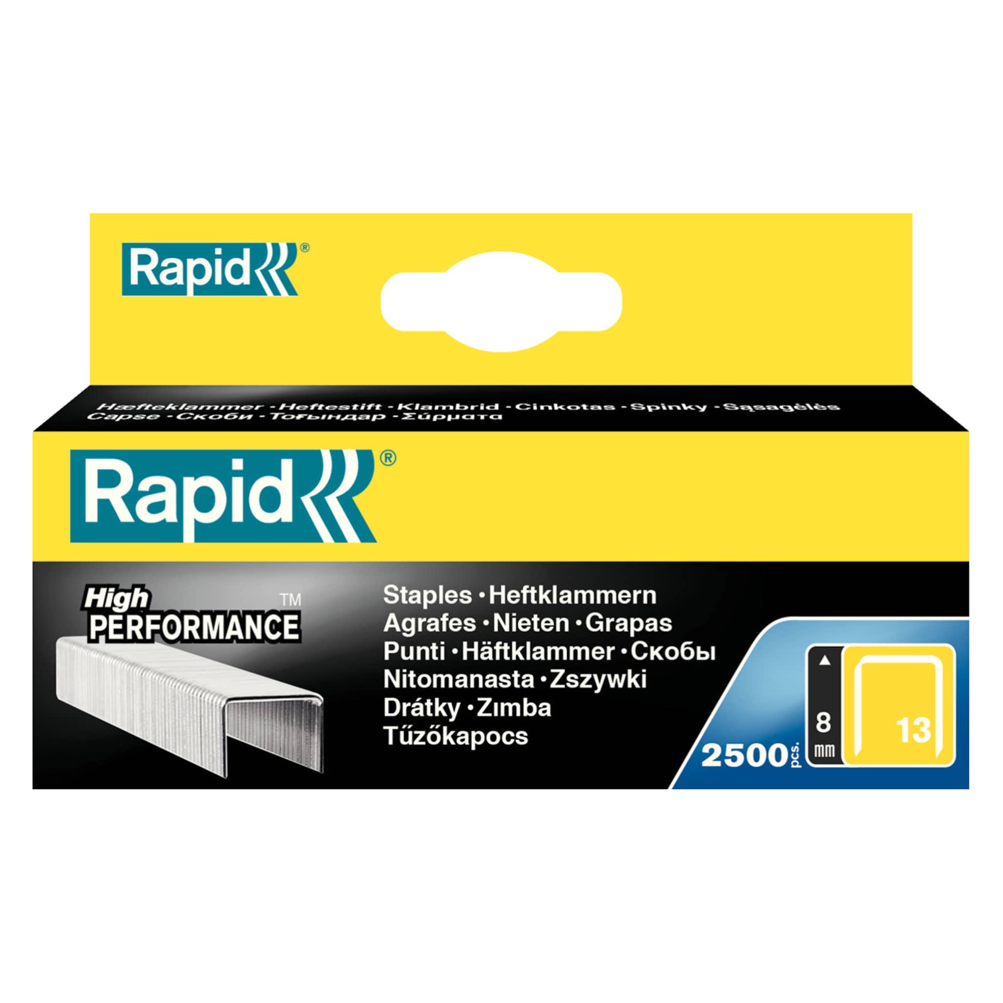 Rapid Staples 13/8 Pkt Galv 2.5K