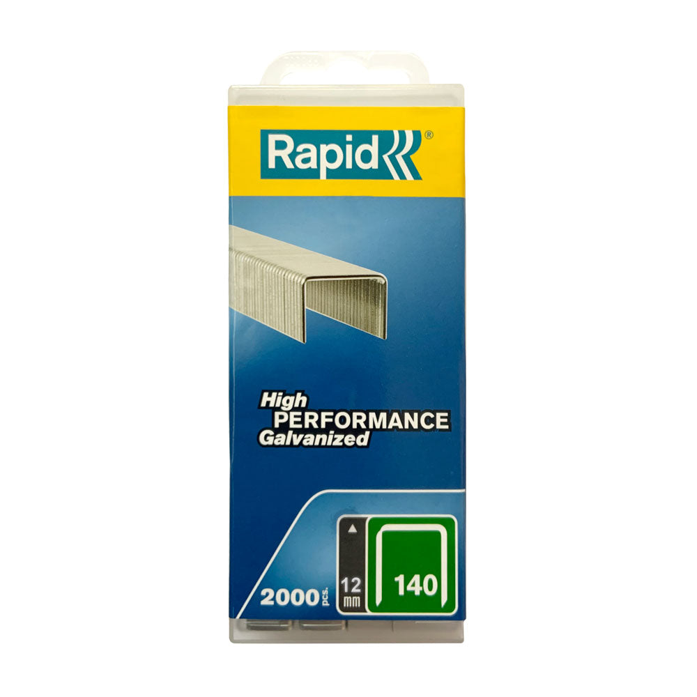 Rapid Staples 140/12 Galv 2K CARDBOARD *Pkt*
