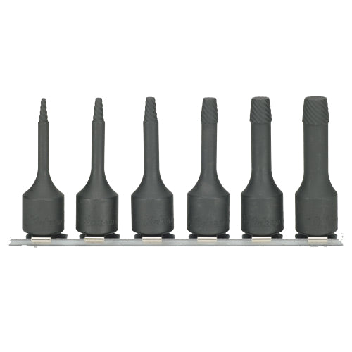 Koken 3/8" Dr Bolt Twister Socket Set On Rail - 6pc 2-10mm M5-M20 Bolt Size - 60mm lomg-Sockets & Accessories-Tool Factory