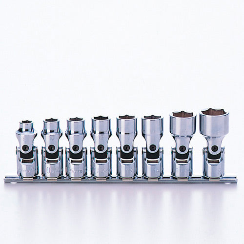 Koken 3/8" Dr Universal Socket Set On Rail - 8pc 8-19mm-Sockets & Accessories-Tool Factory