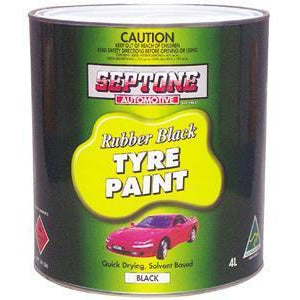 Septone Rubber Black 4L-Paint Products-Tool Factory