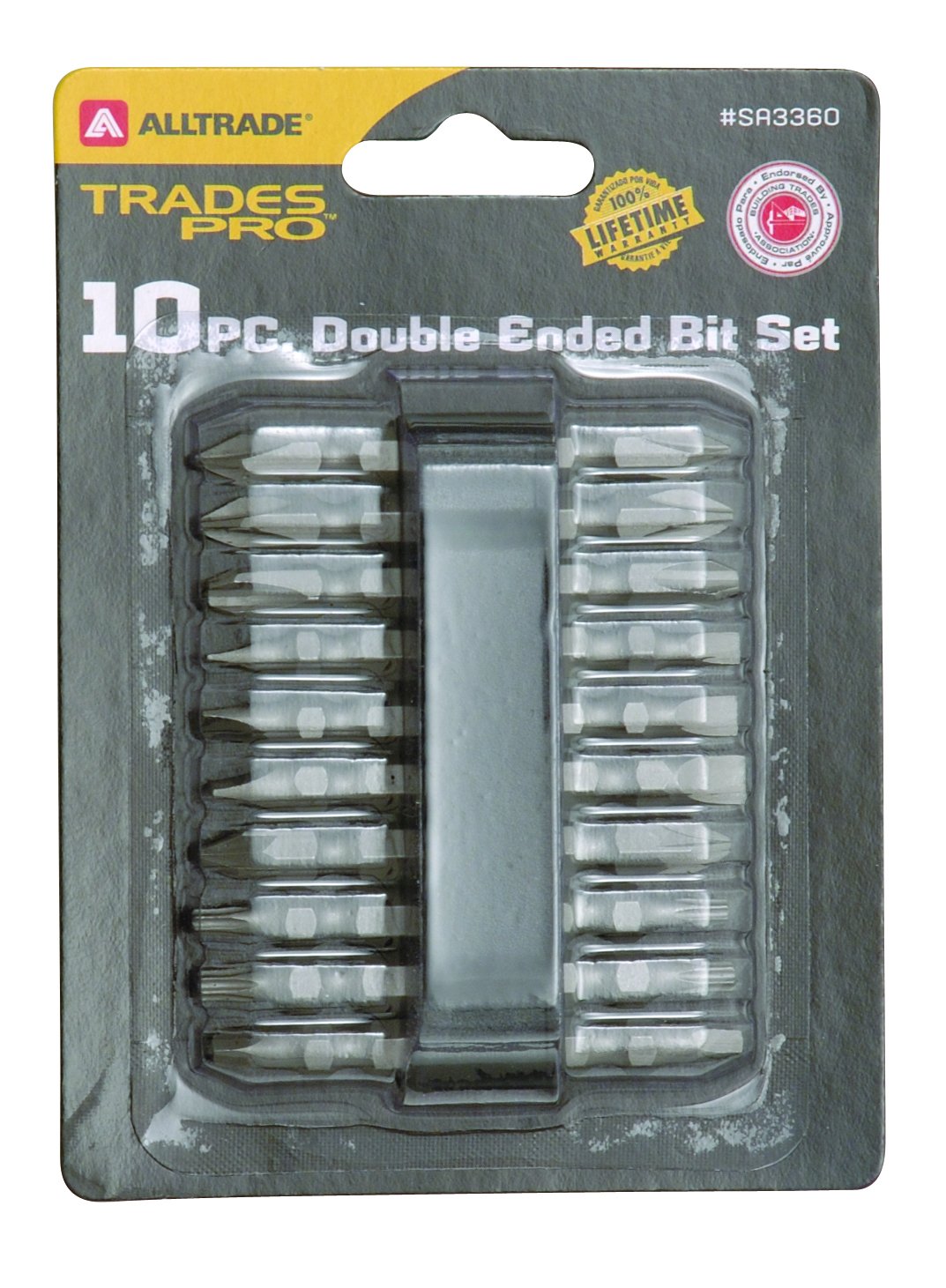 Trades Pro 10pc Double Ended Bit Set