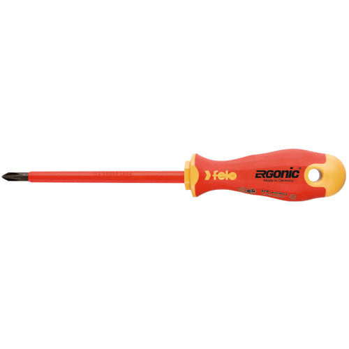 Felo 400 Insulated Ergonic Screwdriver (1000V) Pozi #3 x 150mm-Hand Tools-Tool Factory