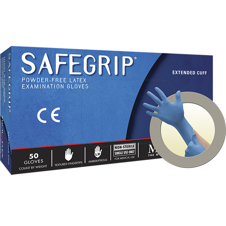 Microflex Safegrip Pf Latex Gloves Medium (Box 50)-Gloves-Tool Factory