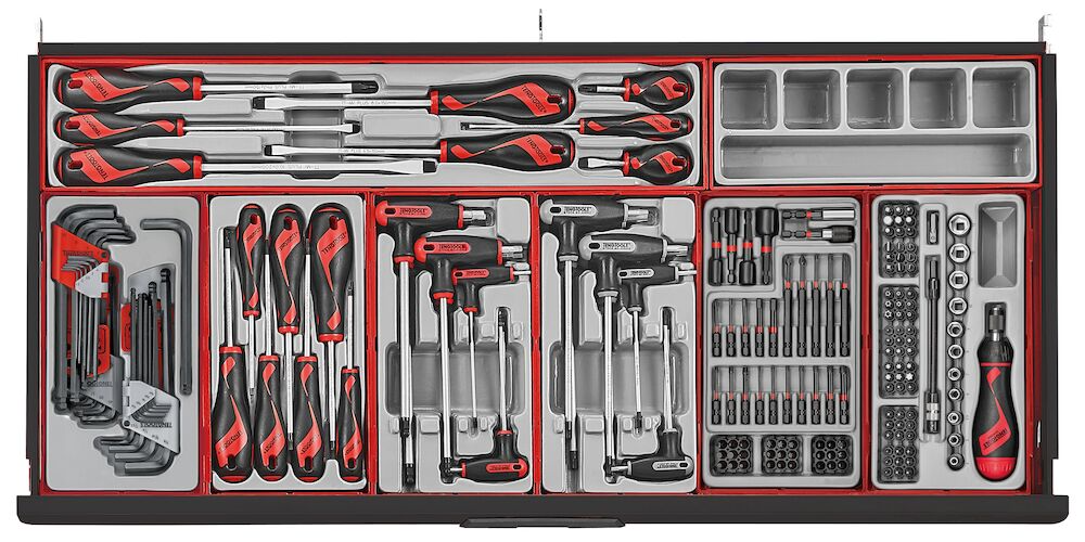 Teng 1004pc MM/AF Work Station Tool Kit (Black)