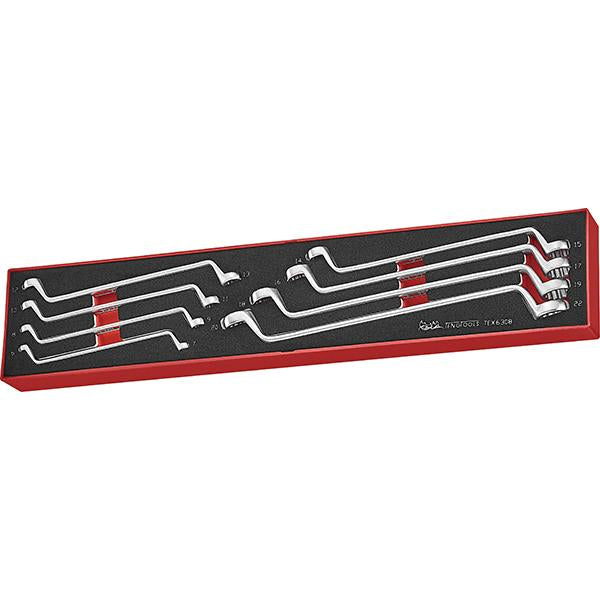 Teng 8Pc Double Ring Spanner Set 6-22Mm - Tex-Tray | Tool Tray Sets - Metric-Hand Tools-Tool Factory