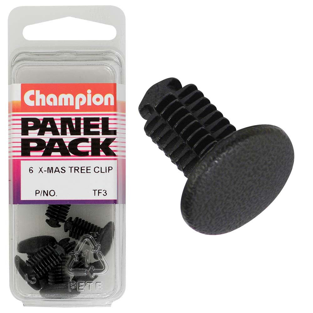 Champion Xmas Tree Clip Black 14mm HD x 15mm -1pk