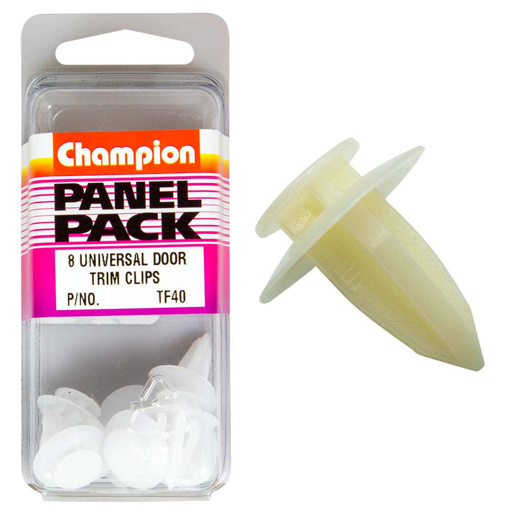 Champion Universal Door Trim Bush White 10mm HD x 17mm -8pk