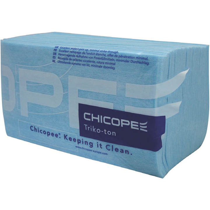 Chicopee Triko-Ton Cloth Blue (Packet Of 50)-Tack Cloths & Wipes-Tool Factory