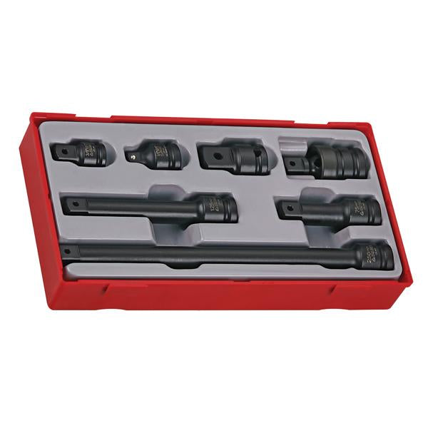 7Pc 1/2In Dr. Impact Accessories Set (Din) | Tool Tray Sets - 1/2 Inch Drive-Hand Tools-Tool Factory