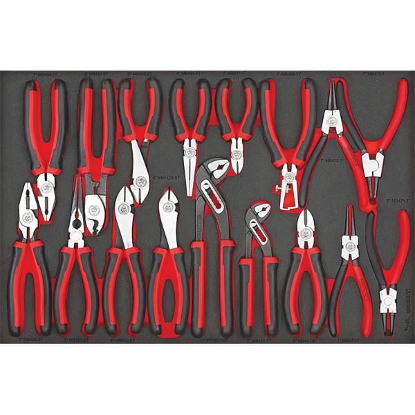 Teng 17Pc Mb General Plier Set (Eva) | Tool Tray Sets-Hand Tools-Tool Factory