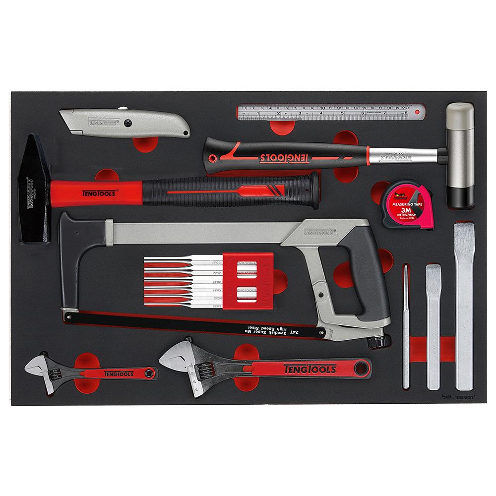 Teng 12Pc General Tool Set (Eva) | Tool Tray Sets-Hand Tools-Tool Factory
