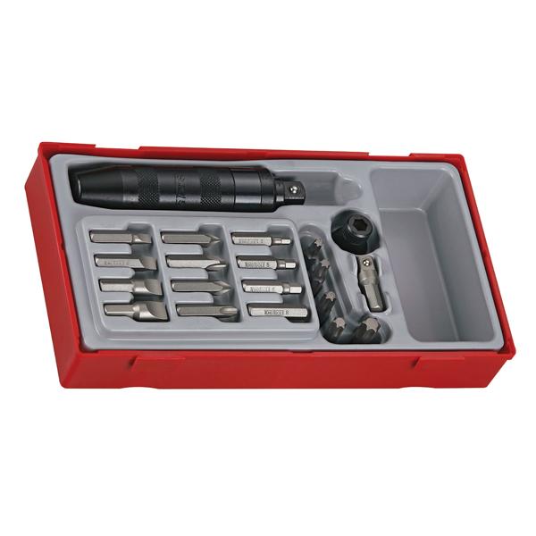 20Pc Industrial Impact Driver Set | Tool Tray Sets - 1/2 Inch Drive-Hand Tools-Tool Factory