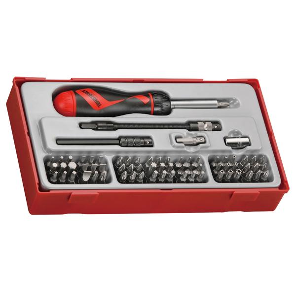 74Pc Mega Drive Ratcheting S/Driver Bits Set | Tool Tray Sets-Hand Tools-Tool Factory
