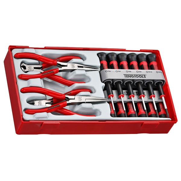 16Pc Mini Plier & Screwdriver Set | Tool Tray Sets-Hand Tools-Tool Factory
