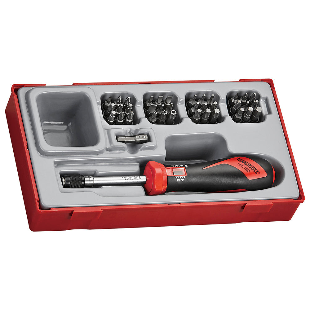 Teng 38pc 1/4in Dr. Torque Screwdriver Set 1-5Nm - TC-Tray