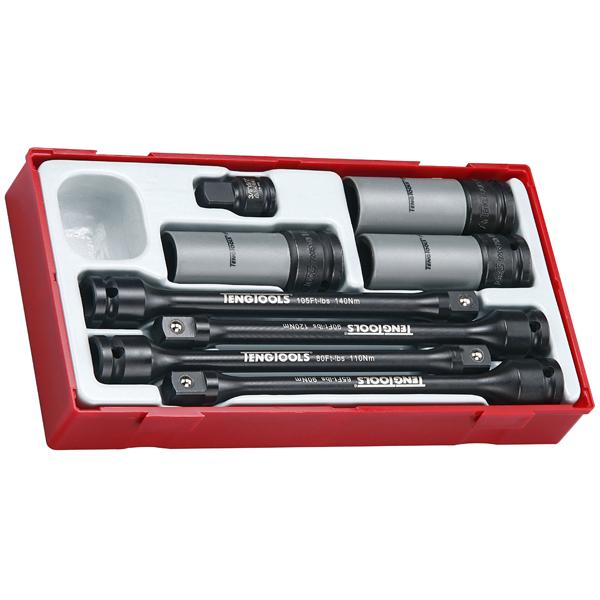 8Pc 1/2In Dr. Impact Torsion Bar Set | Tool Tray Sets - 1/2 Inch Drive-Hand Tools-Tool Factory