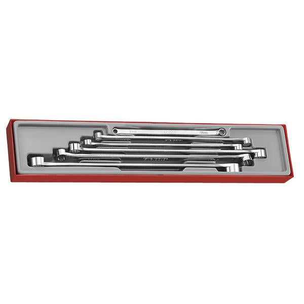 6Pc Flat Extra Long Ring Spanner Set 8-24Mm | Tool Tray Sets - Metric-Hand Tools-Tool Factory