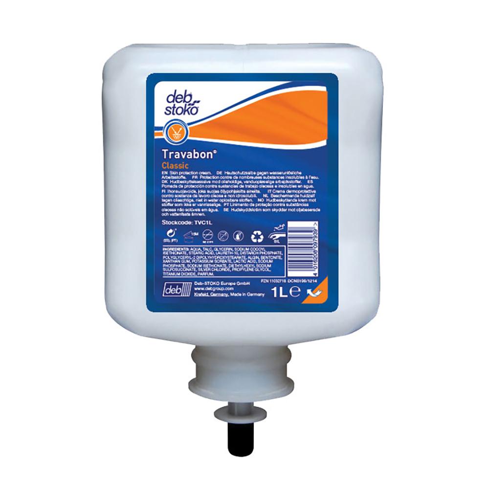 Travabon Classic Cream 1L Cartridge | Hand Cleaners & Skin Care - Before Work Skin Protection-Cleaners-Tool Factory