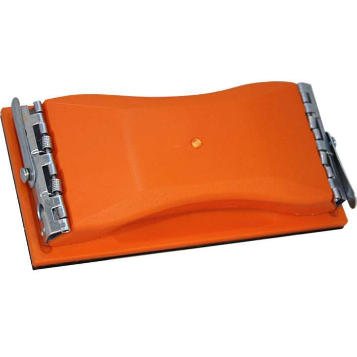 Velocity Plastic Sanding Block With Clips 210 X 103Mm-Sanding & Rubbing Blocks-Tool Factory