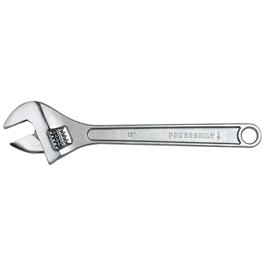 Powerbuilt 455mm/18" Adjustable Wrench