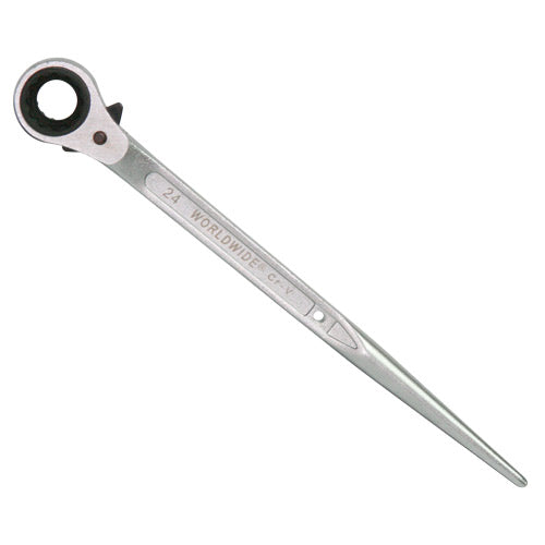 Worldwide Spud Ratchet Wrench 24 x 27mm (360mm long)-Hand Tools-Tool Factory