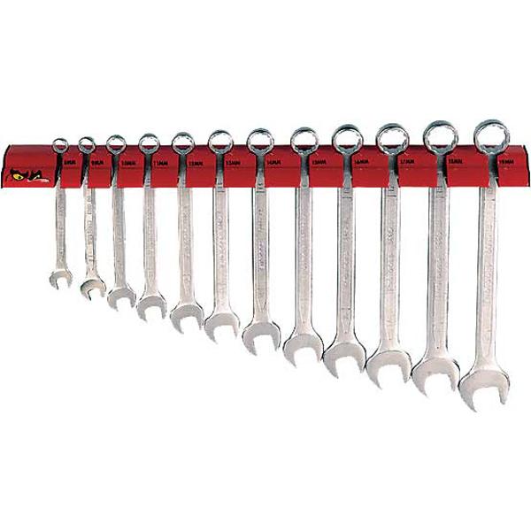 Teng 12Pc Combination Metric Spanner Set 8-19Mm W/ Wall Rack | Tool Tray Sets-Hand Tools-Tool Factory