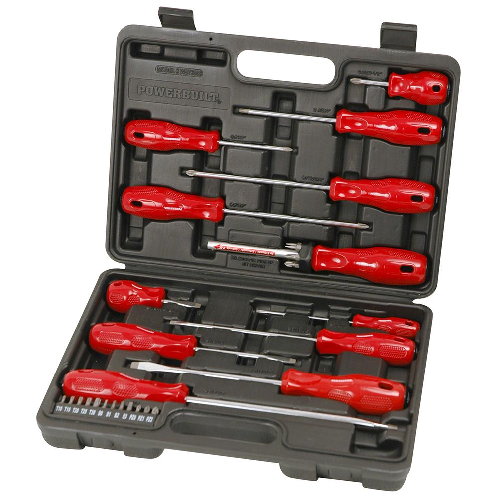 Powerbuilt 31pc Screwdriver Set