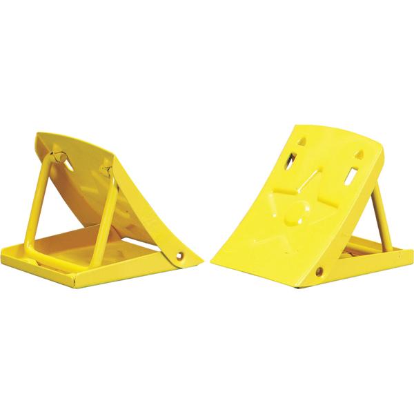 Proequip Folding Metal Wheel Chocks (Pair) | Automotive Equipment & Accessories-Workshop Equipment-Tool Factory