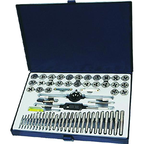 Proequip 60Pc Unc/Unf/Mf/Mc Tap & Die Set | Threading/Tap & Die - Sets-Engineering Tools-Tool Factory