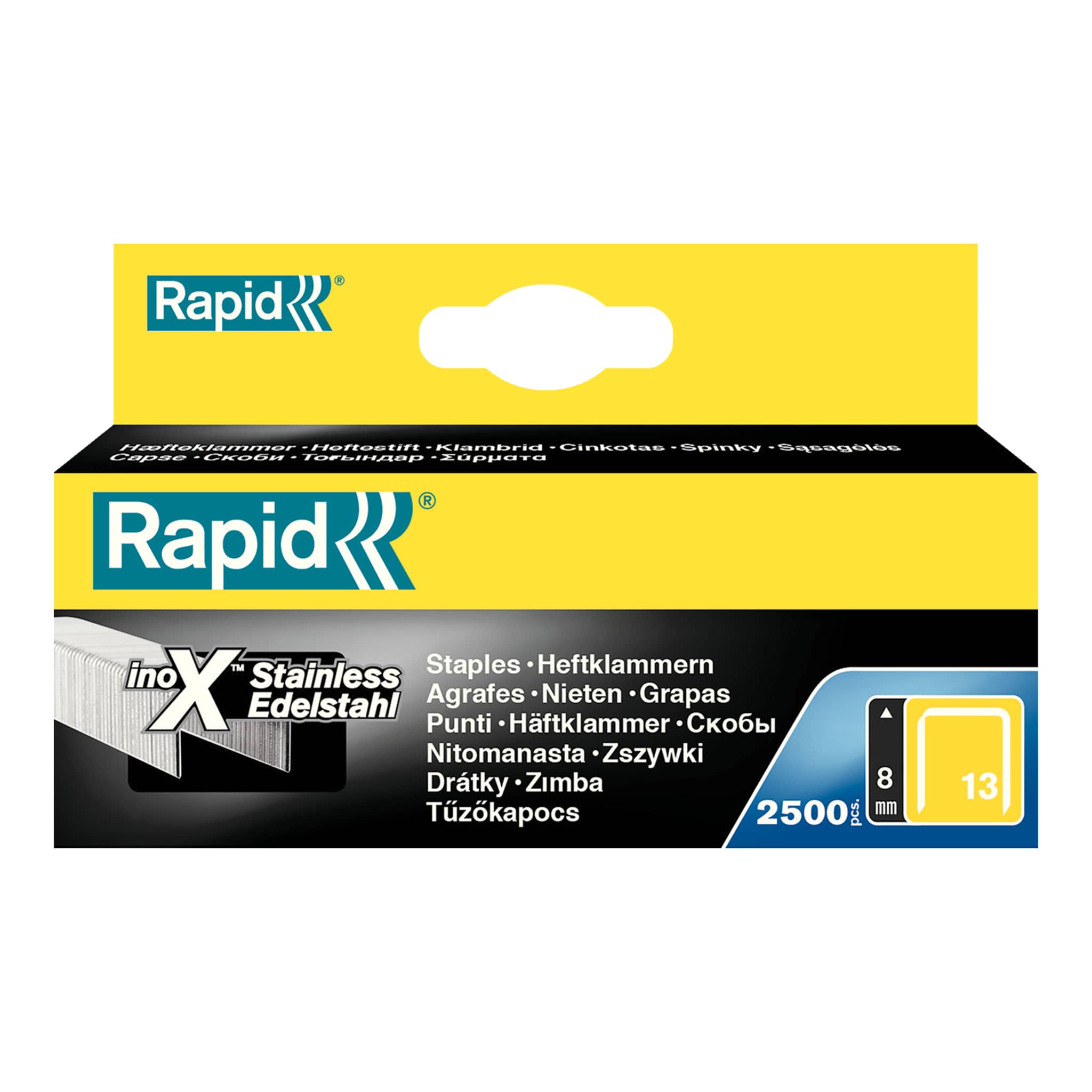 Rapid Staples 13/8 STAINLESS STEEL 2.5K