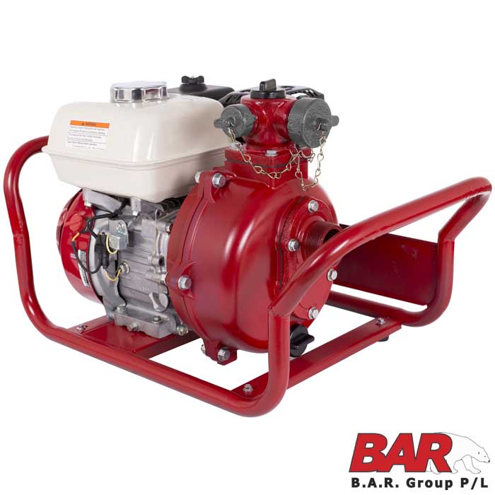 BE 1.5" Fire Fighting Pump, 320 L/min - Honda 6.5hp, Recoil | HP15651T-H
