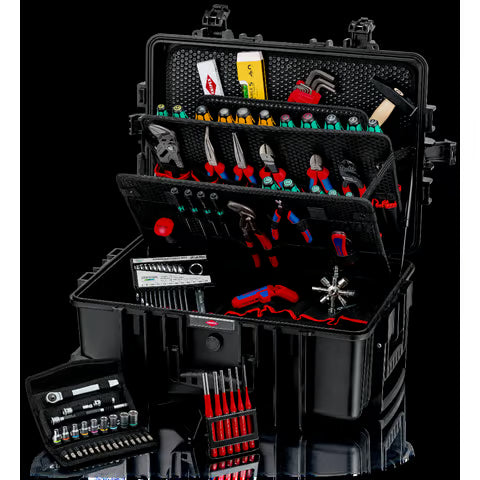 KNIPEX Tool Case Robust45 Move Mechanic 90Pc