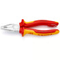 KNIPEX Combination Pliers 180mm 1000V VDE Tether