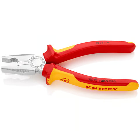 KNIPEX 0306200 Combination Pliers VDE 200mm