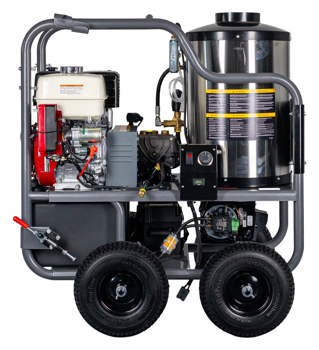 BE 4,000 PSI Hot Water Petrol Pressure Washer - Honda GX390 | HOT4013P-HE