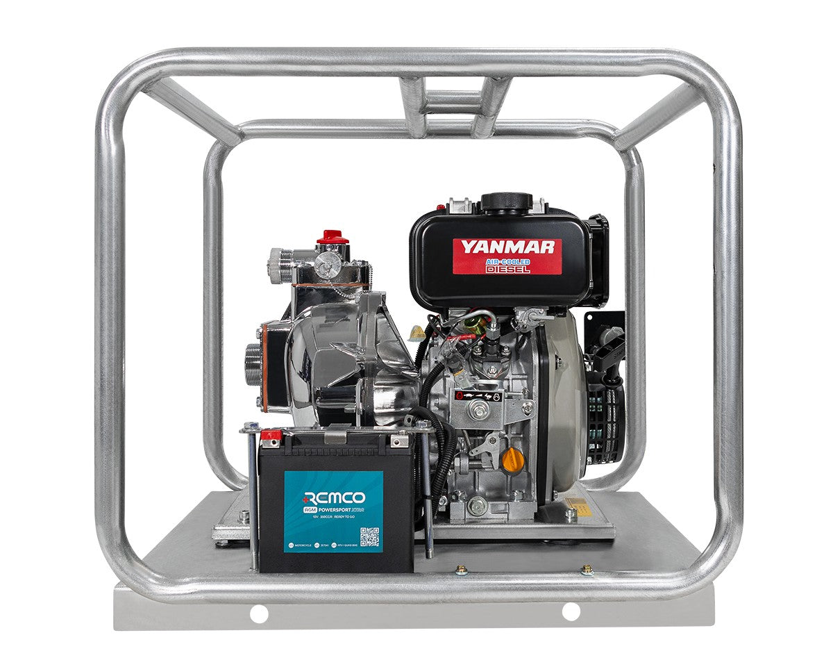 BE 2" Fire Fighting Pump, 400 L/min - Yanmar 4.8hp, Electric | HD20480-YEJMP