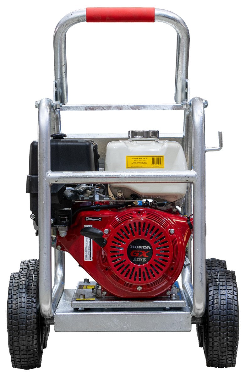 BE 3,800 PSI Petrol Pressure Washer - Honda GX390, Comet Pump, Vib Mount | BAR3513CG-HJV